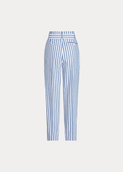 Women's Polo Ralph Lauren Striped Straight-Leg Pants | 361740LQO